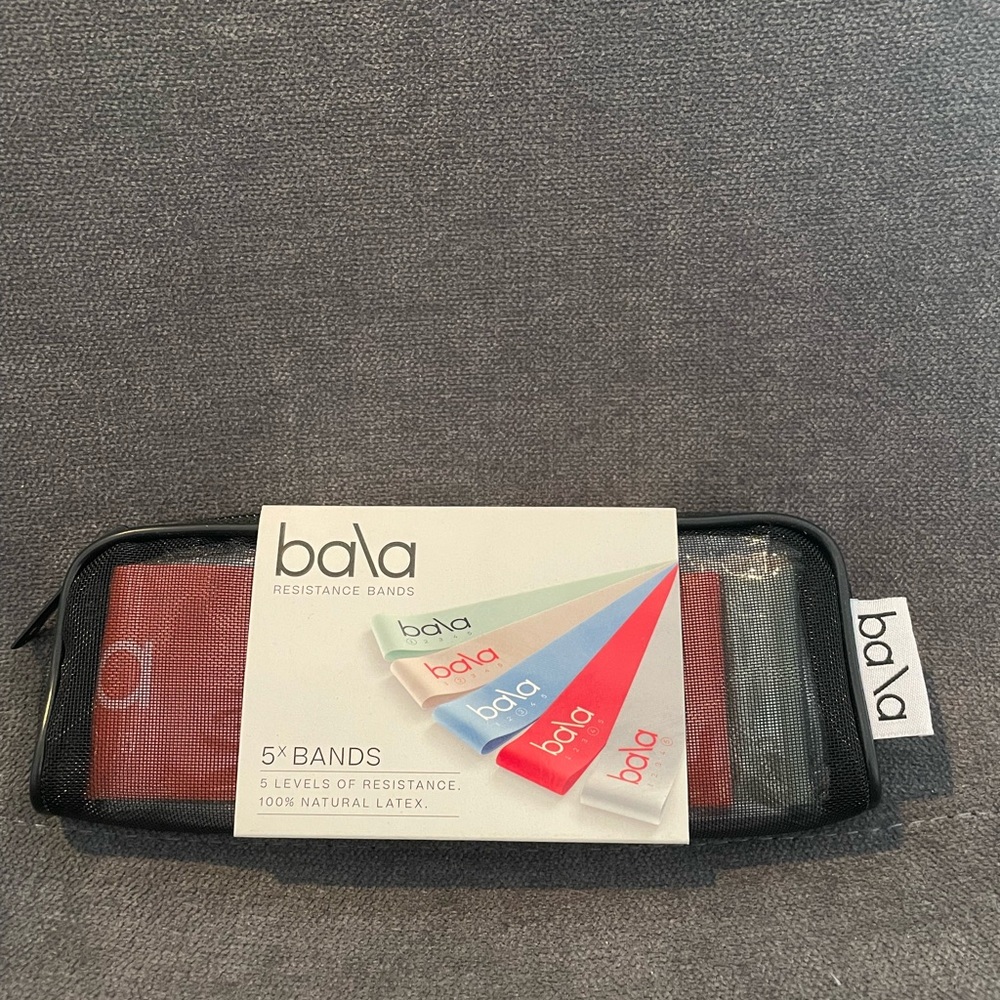 Bala Resistance Bands. Pack of 5 (5 different resistance levels).